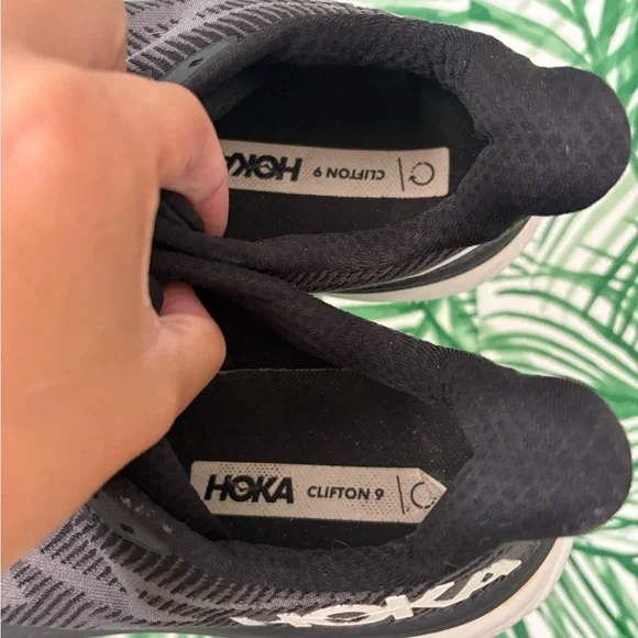 Womens Hoka Clifton 9 running shoes size 9 - Picture 5 of 6